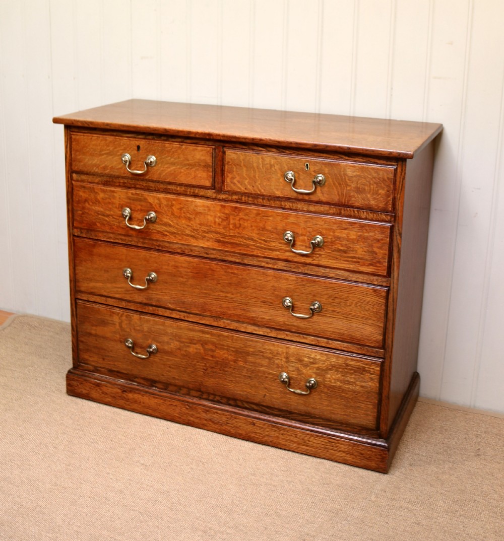 Solid Oak Chest Of Drawers View III