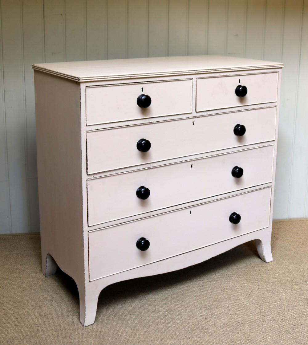 Early Victorian Painted Chest Of Drawers  View II