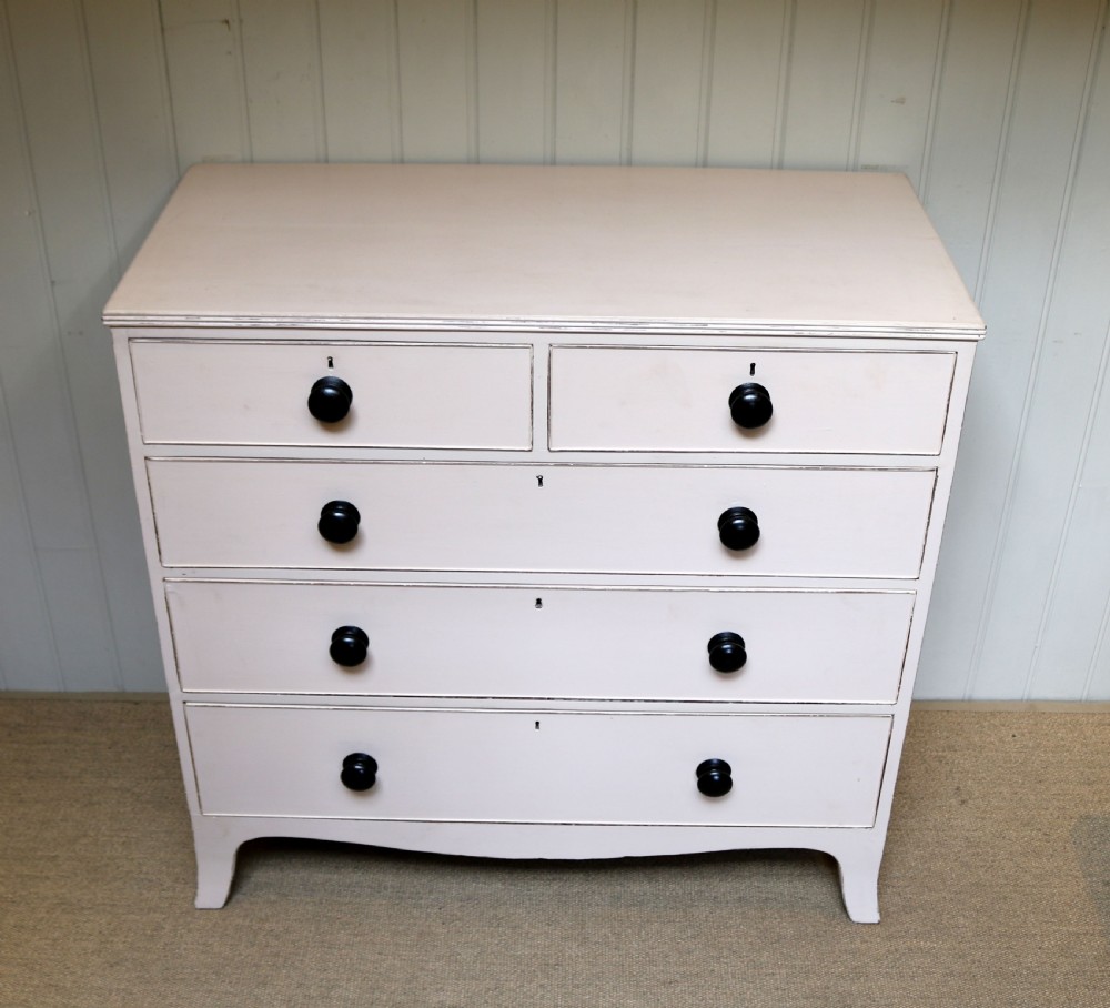 Early Victorian Painted Chest Of Drawers  View VI