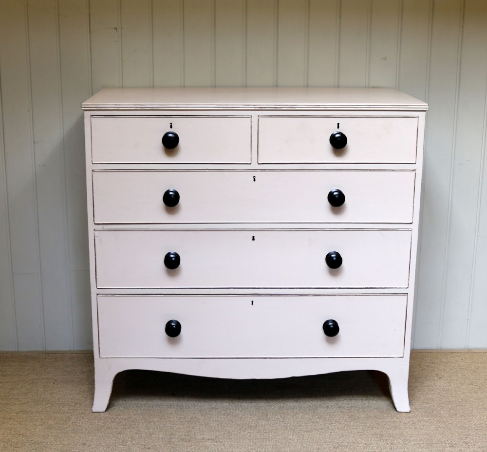 Early Victorian Painted Chest Of Drawers  View IX