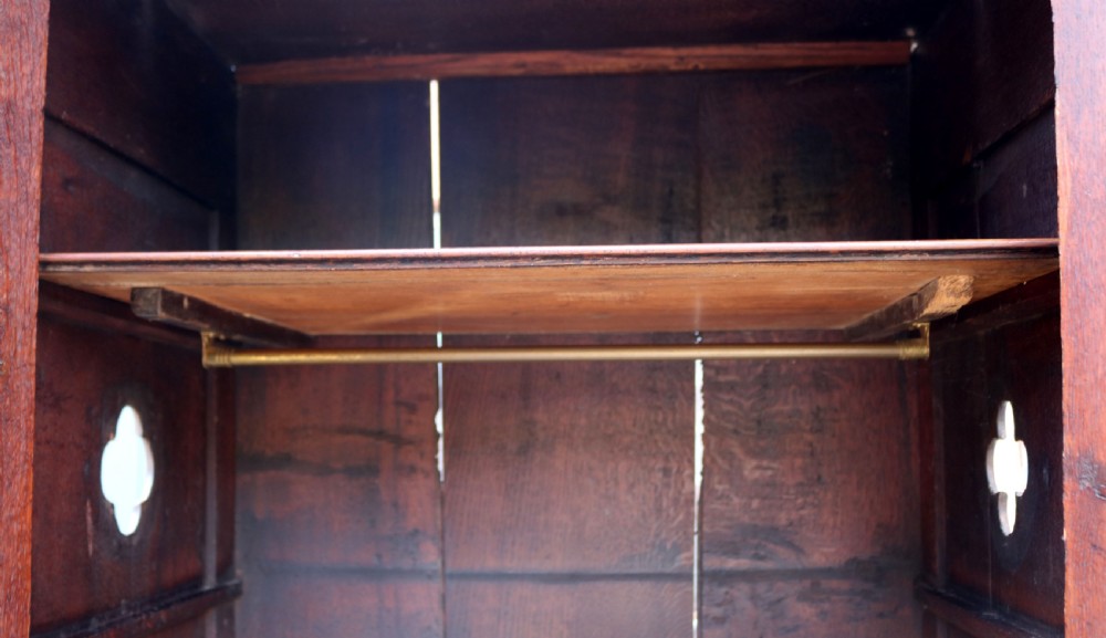 French Rustic Solid Oak Hall Cupboard View VIII