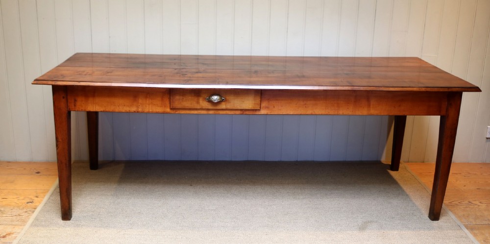 French Cherry Wood Farmhouse Table
