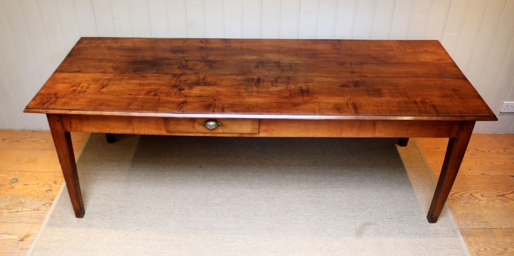 French Cherry Wood Farmhouse Table View II