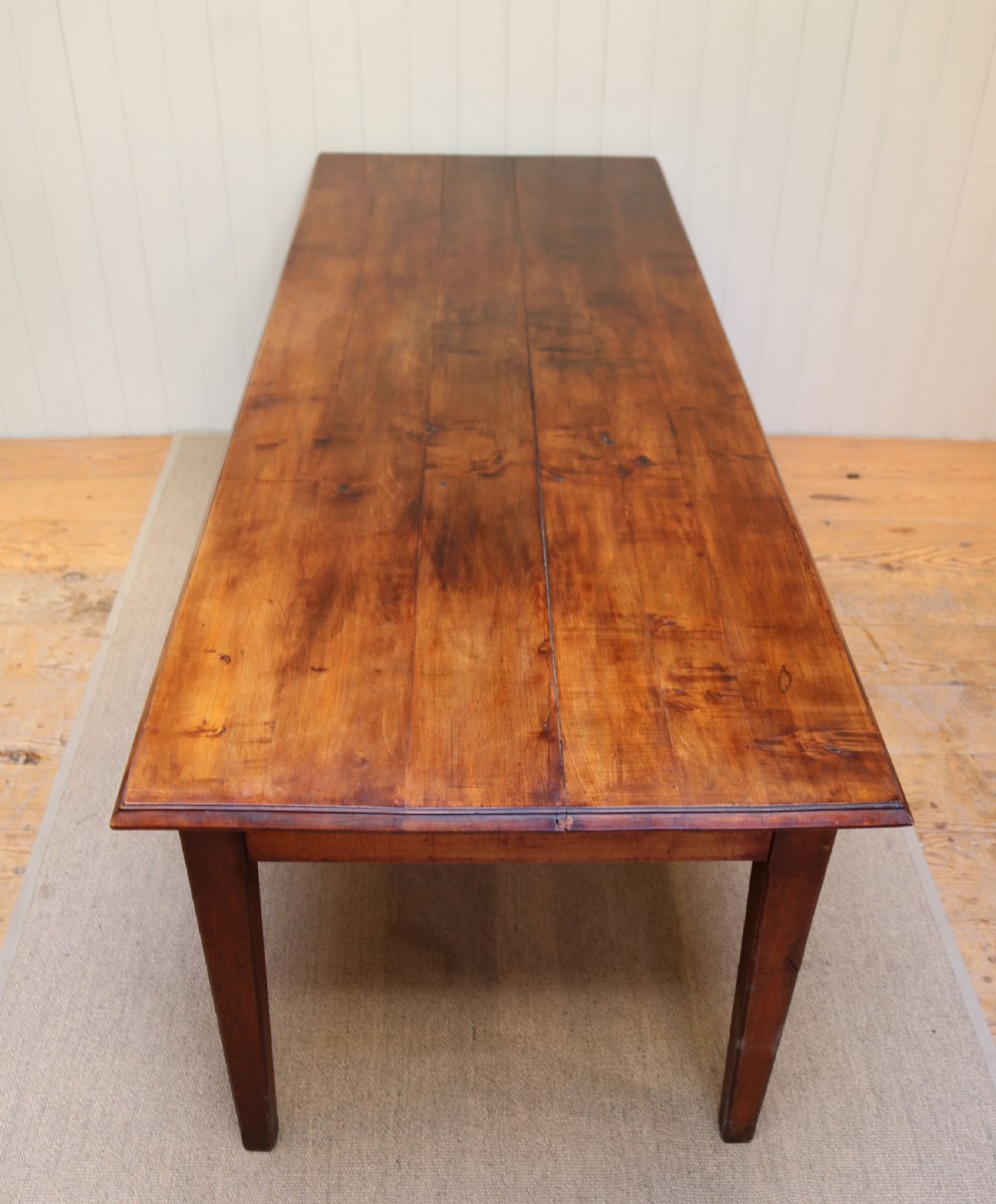 French Cherry Wood Farmhouse Table View III