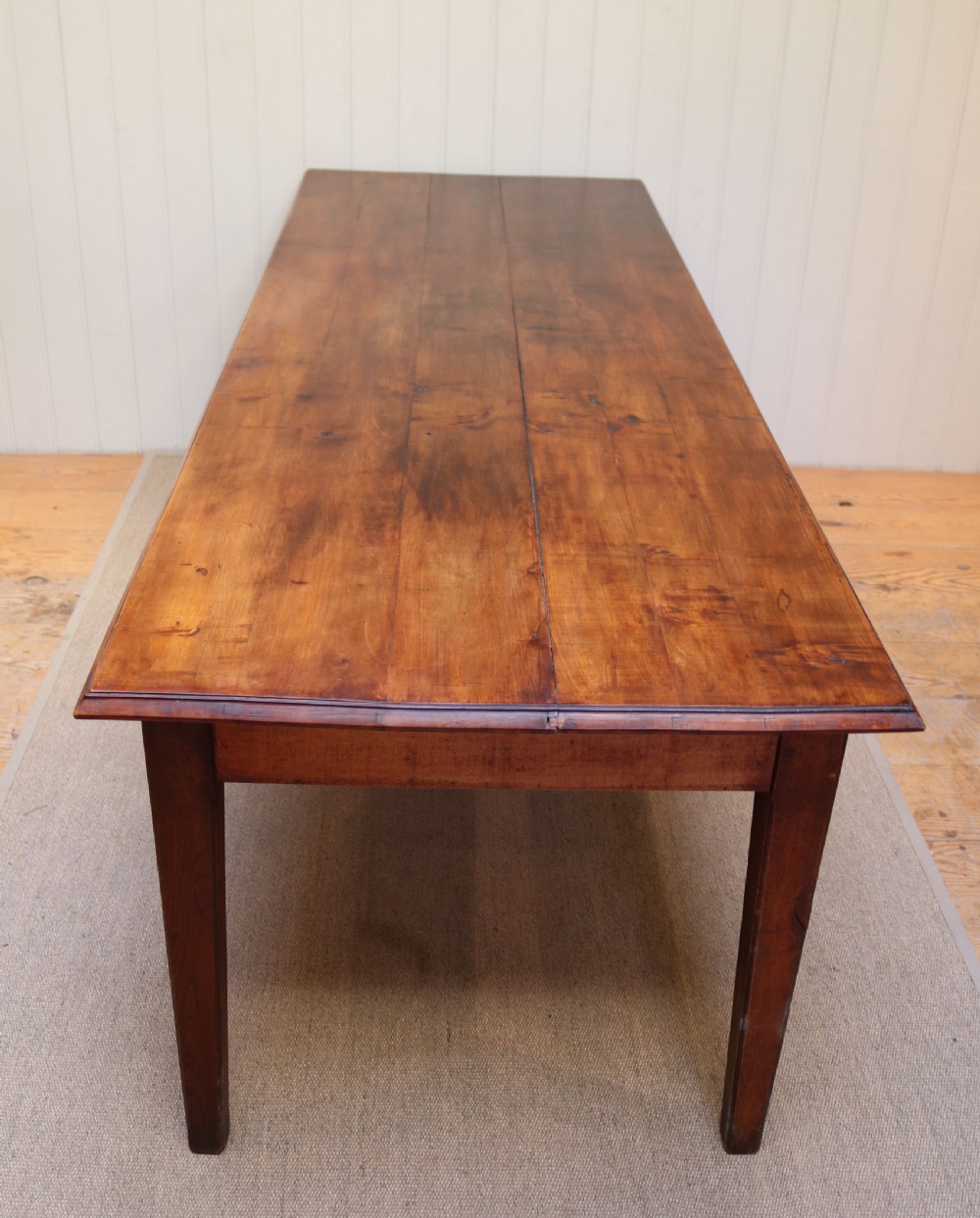 French Cherry Wood Farmhouse Table View IV