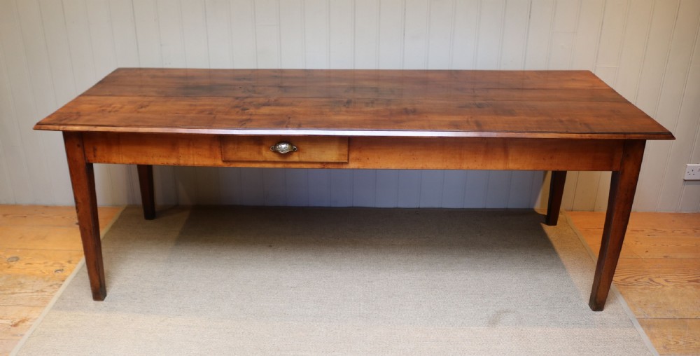 French Cherry Wood Farmhouse Table View VI