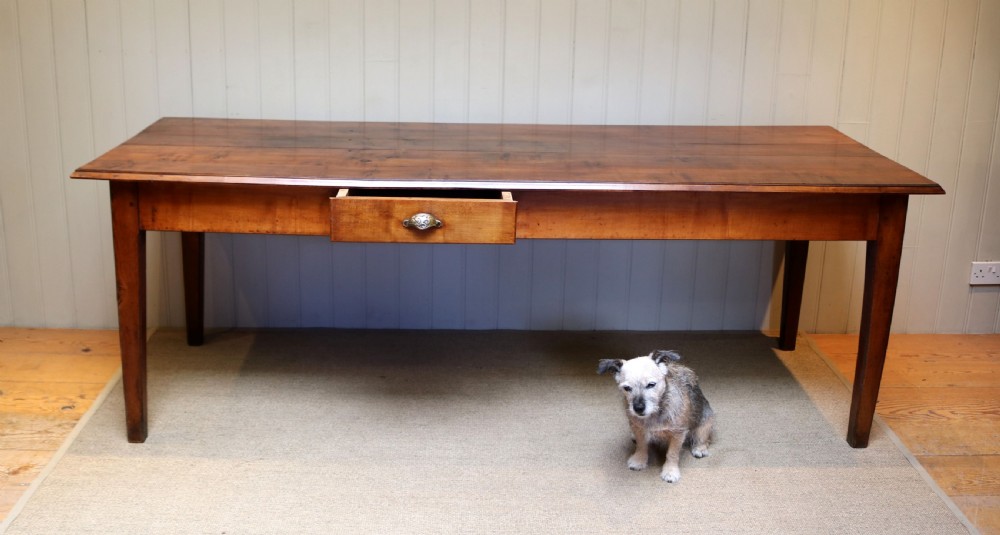 French Cherry Wood Farmhouse Table View VII