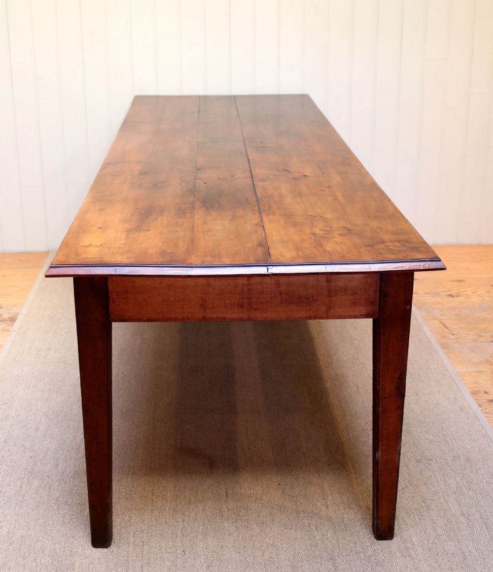 French Cherry Wood Farmhouse Table View IX