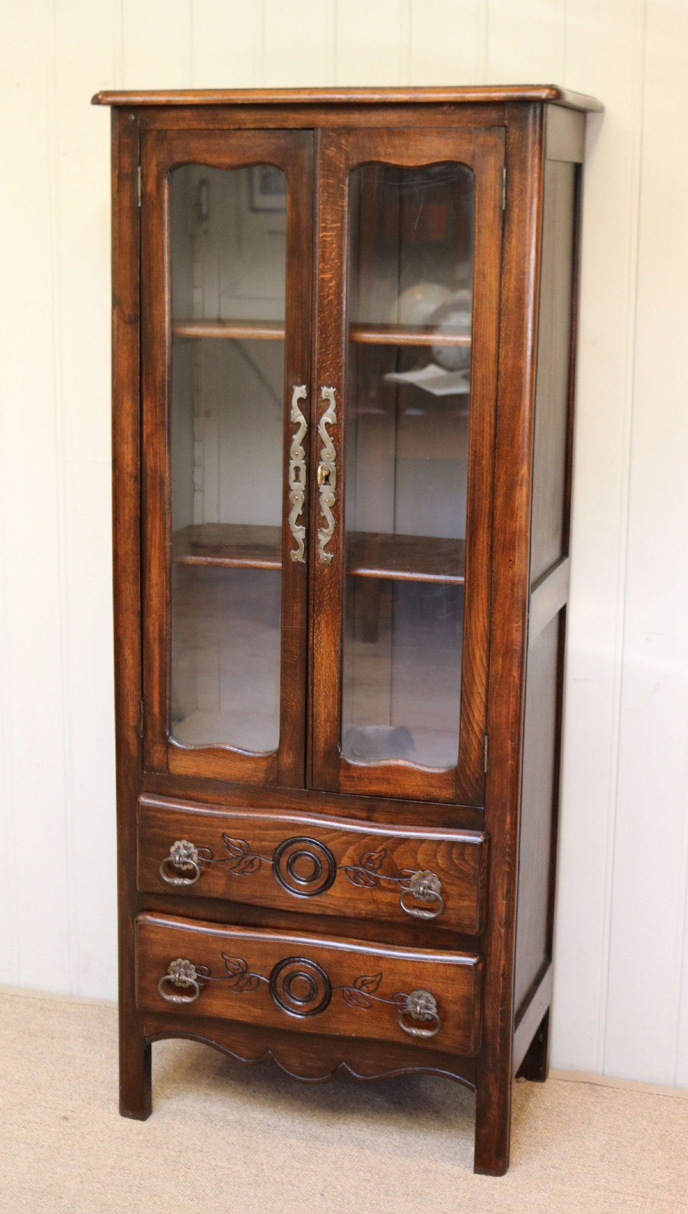 French Beech Display Cabinet View II