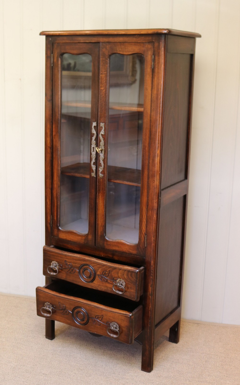 French Beech Display Cabinet View VI