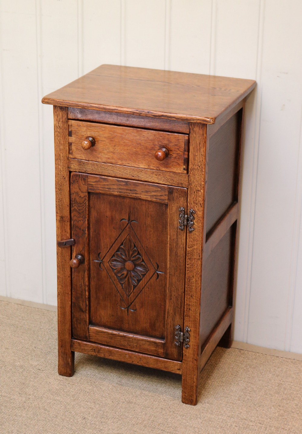 Oak Bedside Cabinet