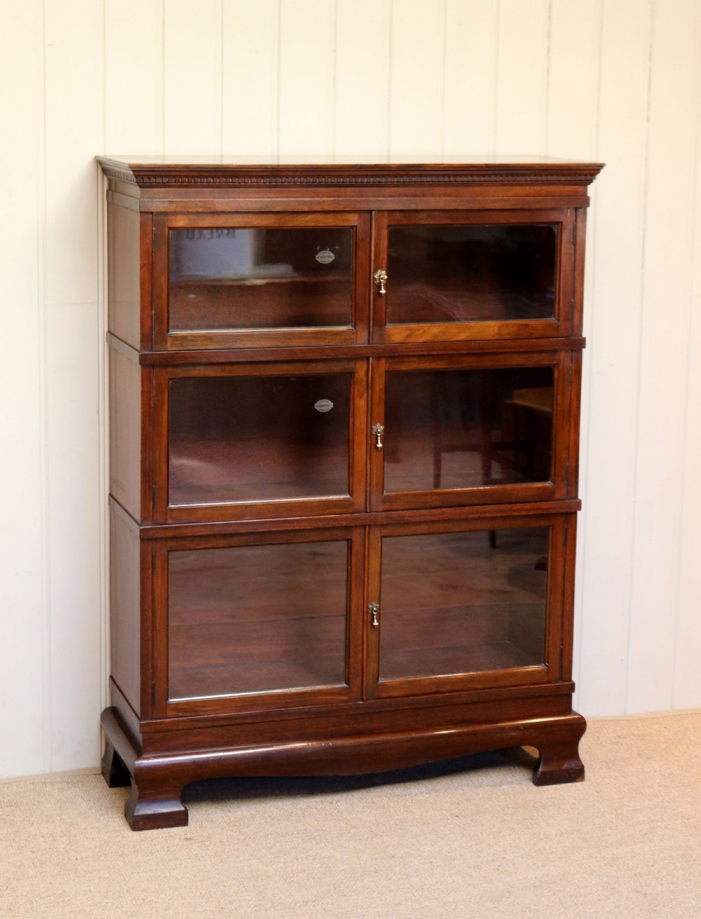 Mahogany Three Tier Bookcase View II