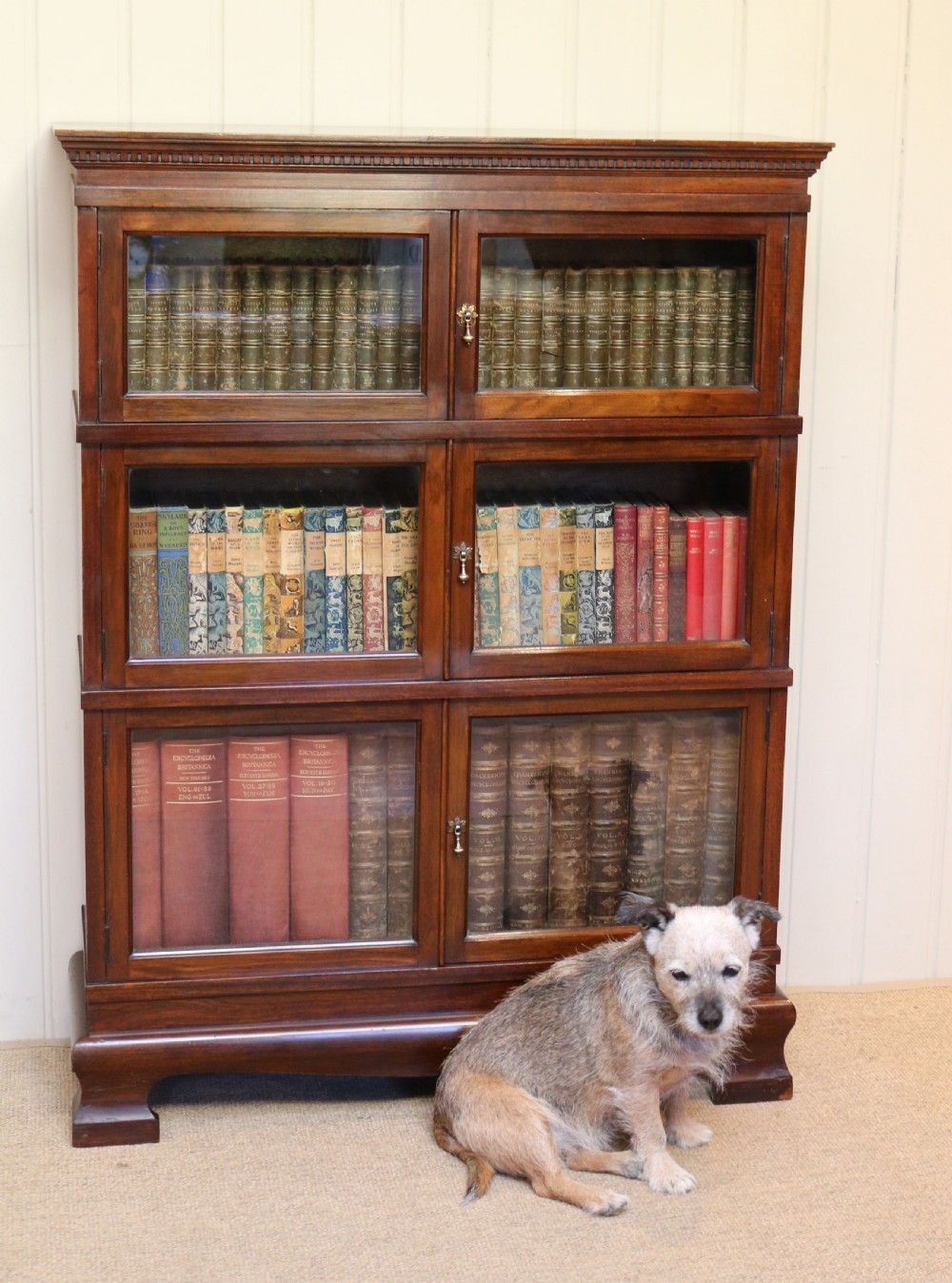 Mahogany Three Tier Bookcase View VII