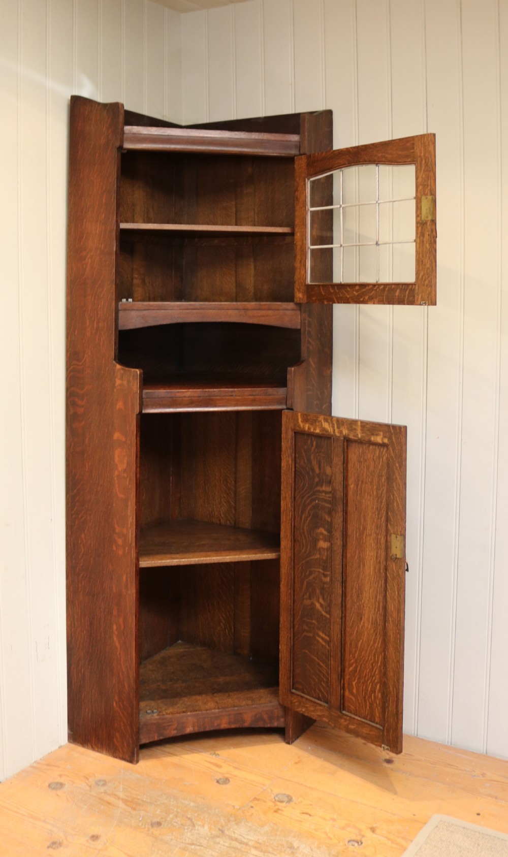 Arts And Crafts Corner Cabinet View V