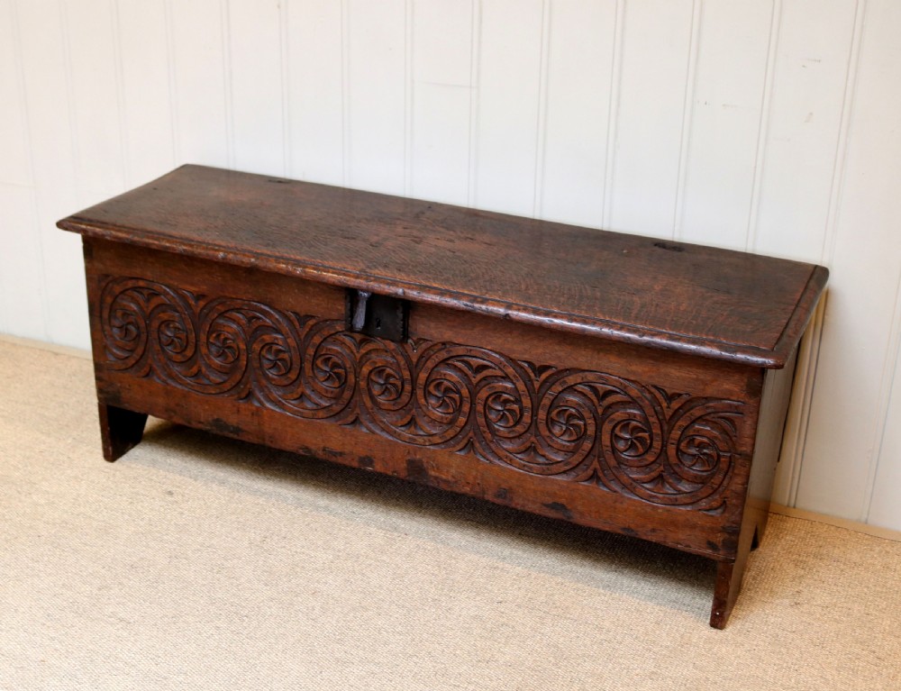 Early 18th Century Oak Coffer View II