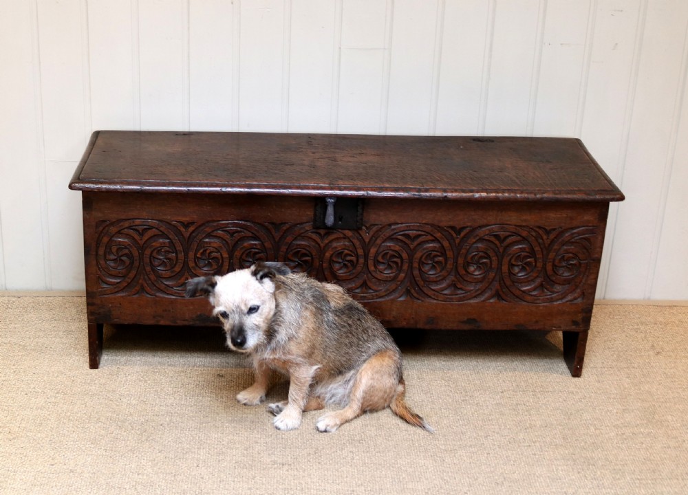Early 18th Century Oak Coffer View VII