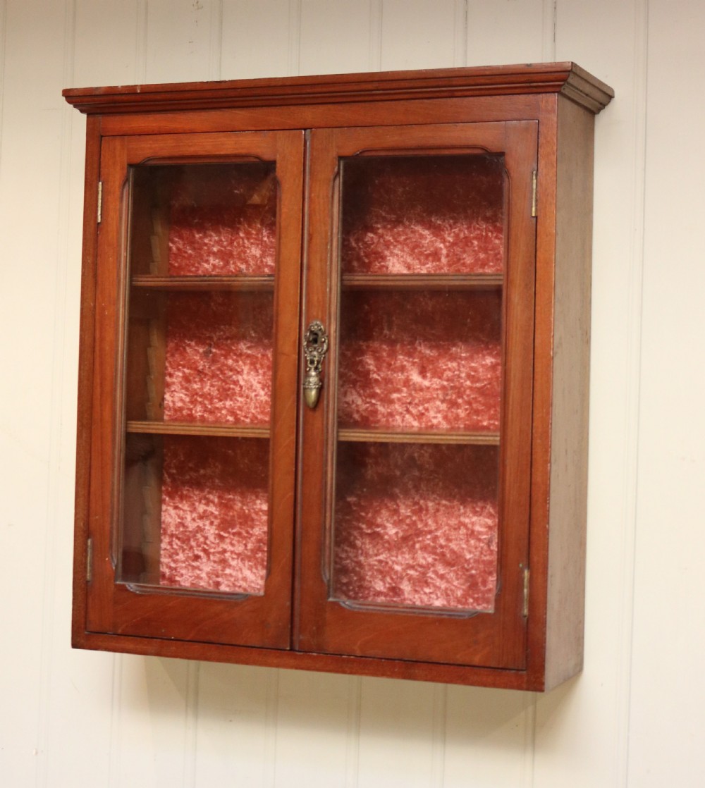 Mahogany Wall Cabinet View II
