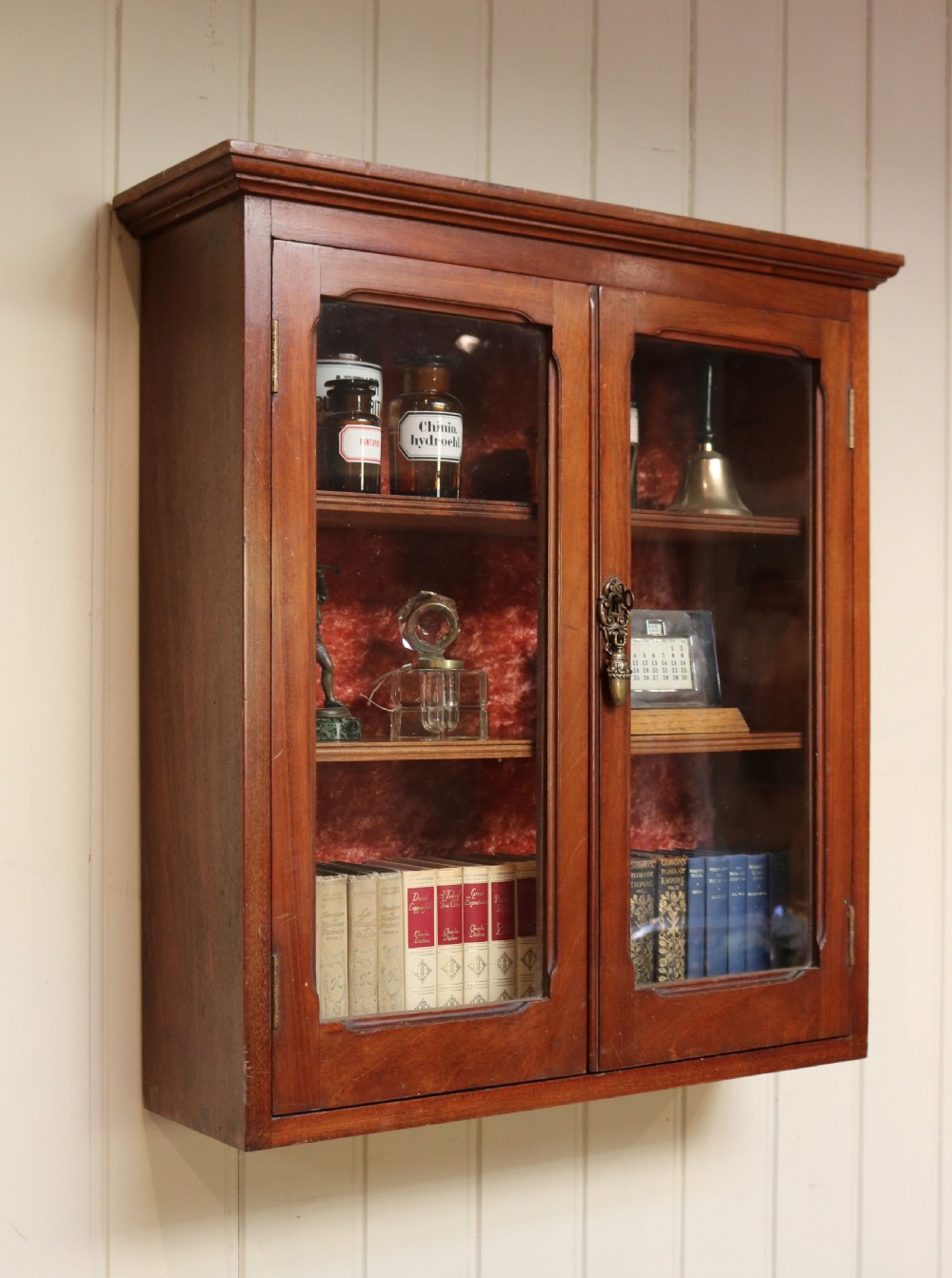 Mahogany Wall Cabinet View V