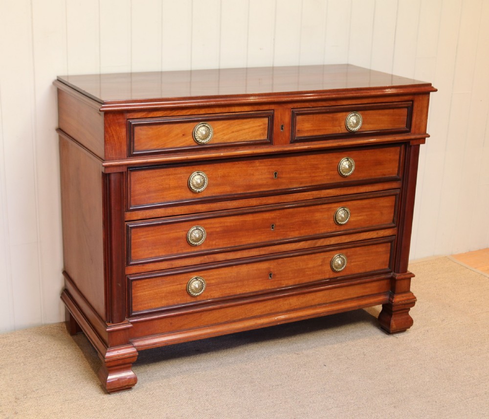 French Mahogany Chest Of Drawers View II
