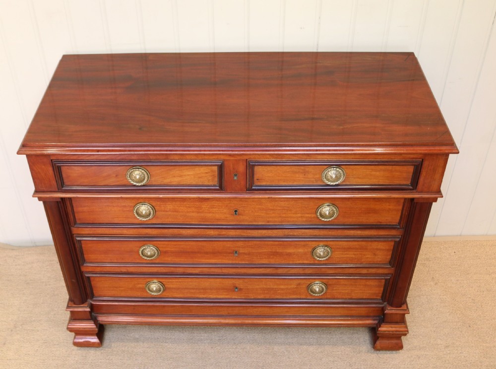 French Mahogany Chest Of Drawers View IV