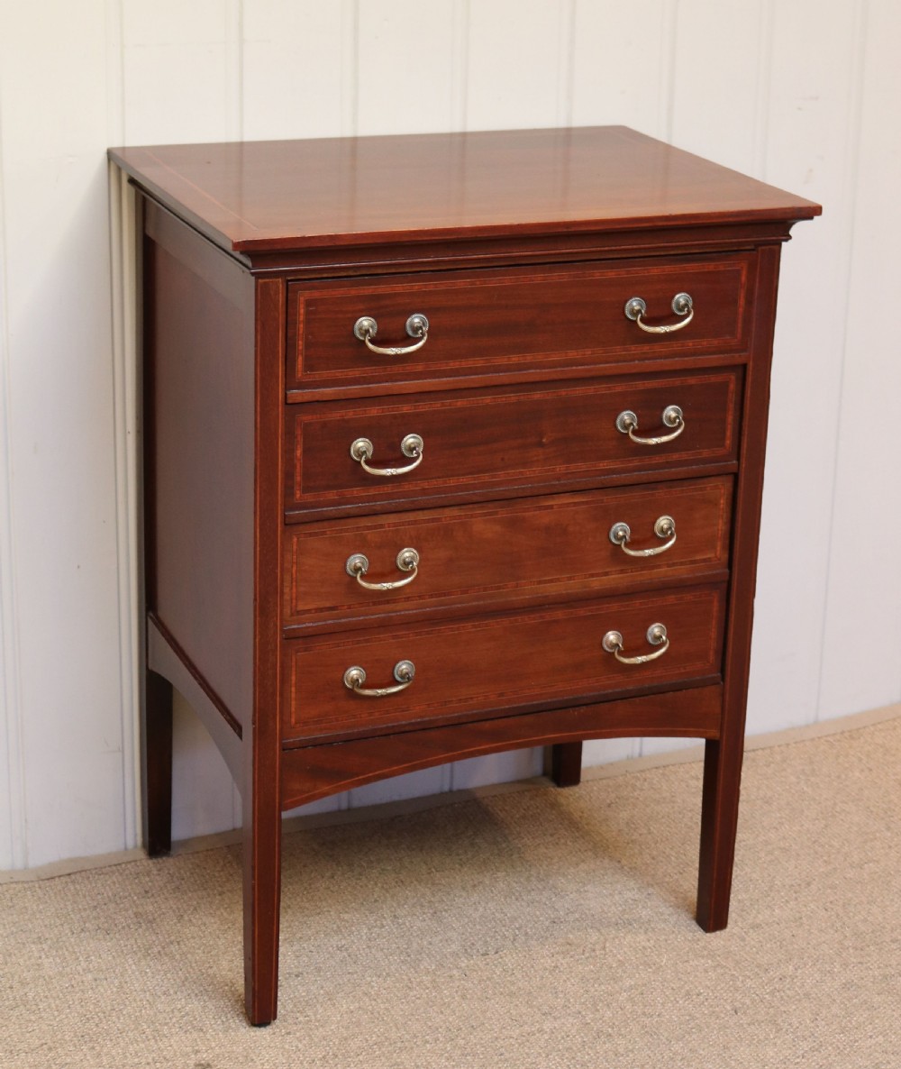 Edwardian Small Proportioned Chest Of Drawers View IV