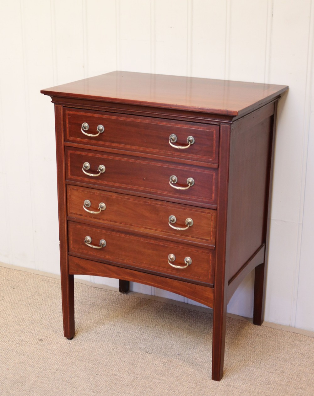 Edwardian Small Proportioned Chest Of Drawers View VIII