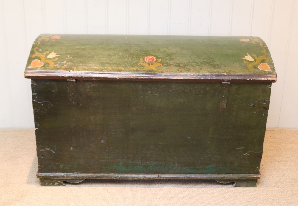 Swedish Painted Marriage Chest View IX