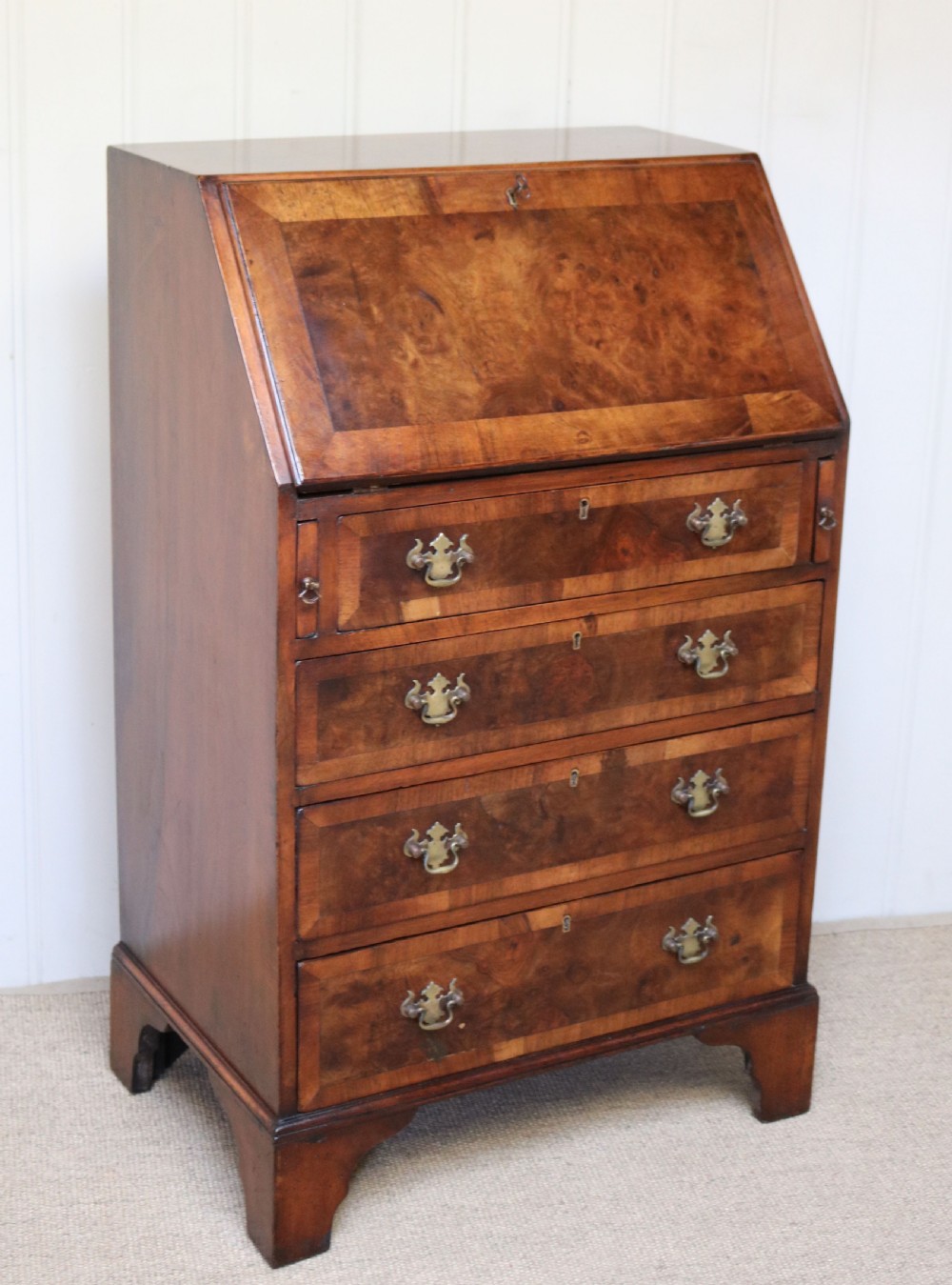 Small Proportioned Walnut Bureau View II