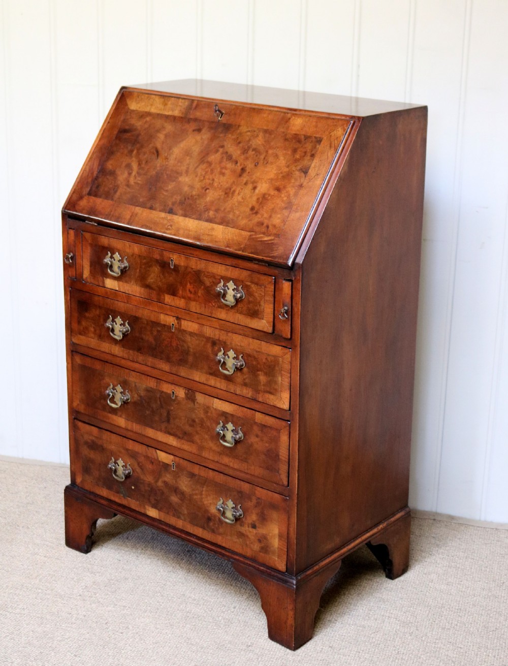 Small Proportioned Walnut Bureau View III