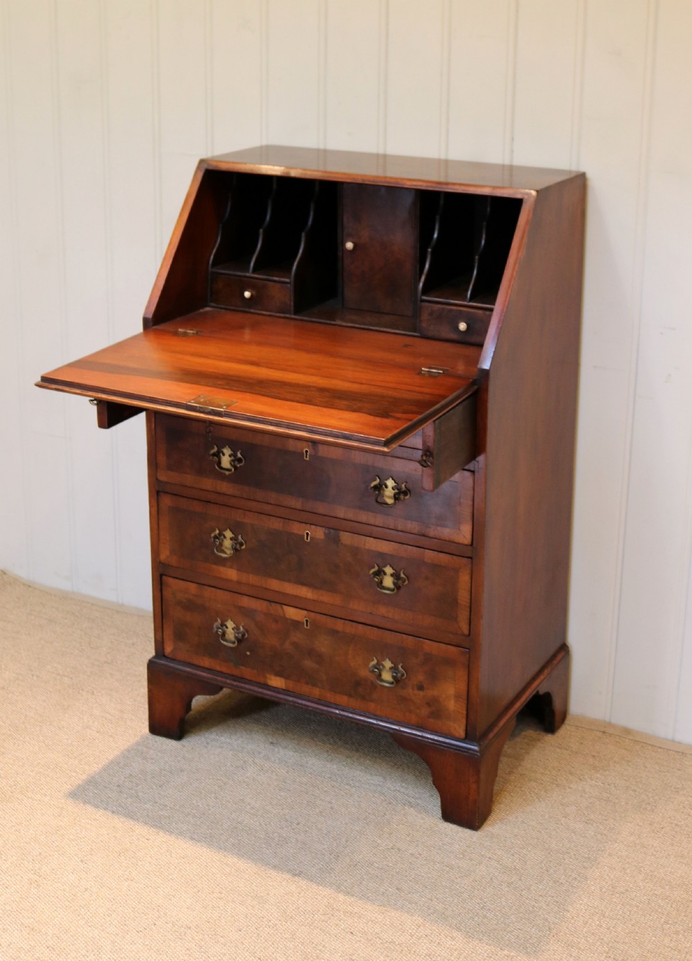 Small Proportioned Walnut Bureau View IV