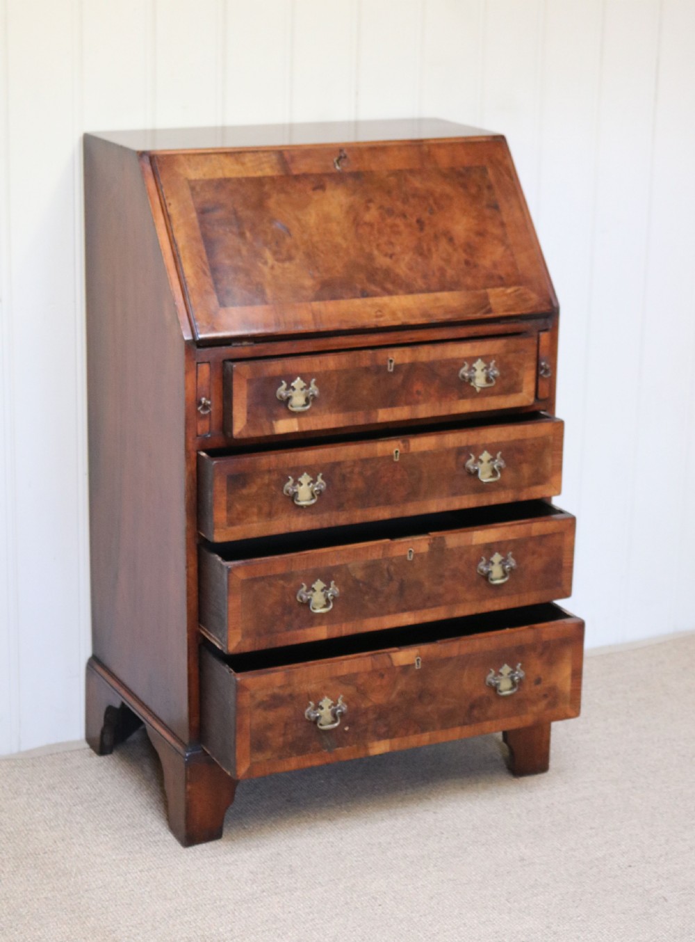 Small Proportioned Walnut Bureau View V