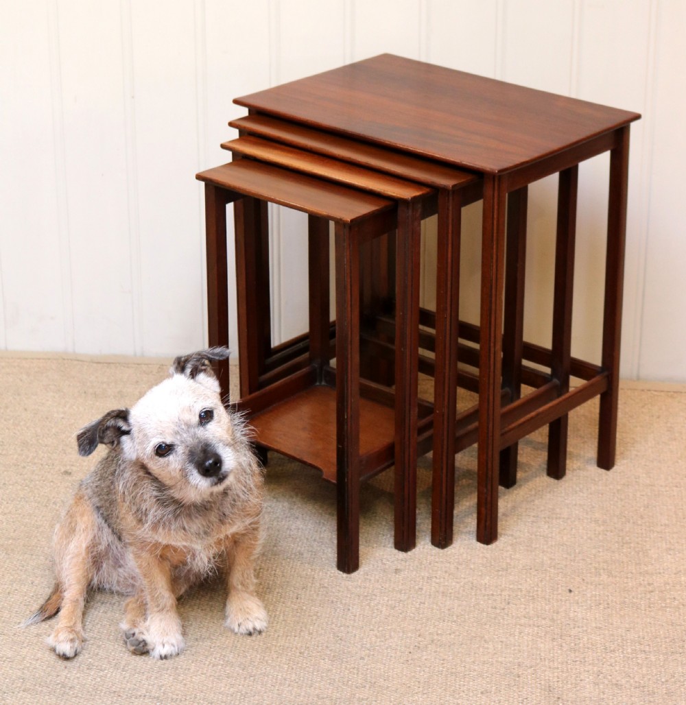 Mahogany Nest Of Four Tables View VI