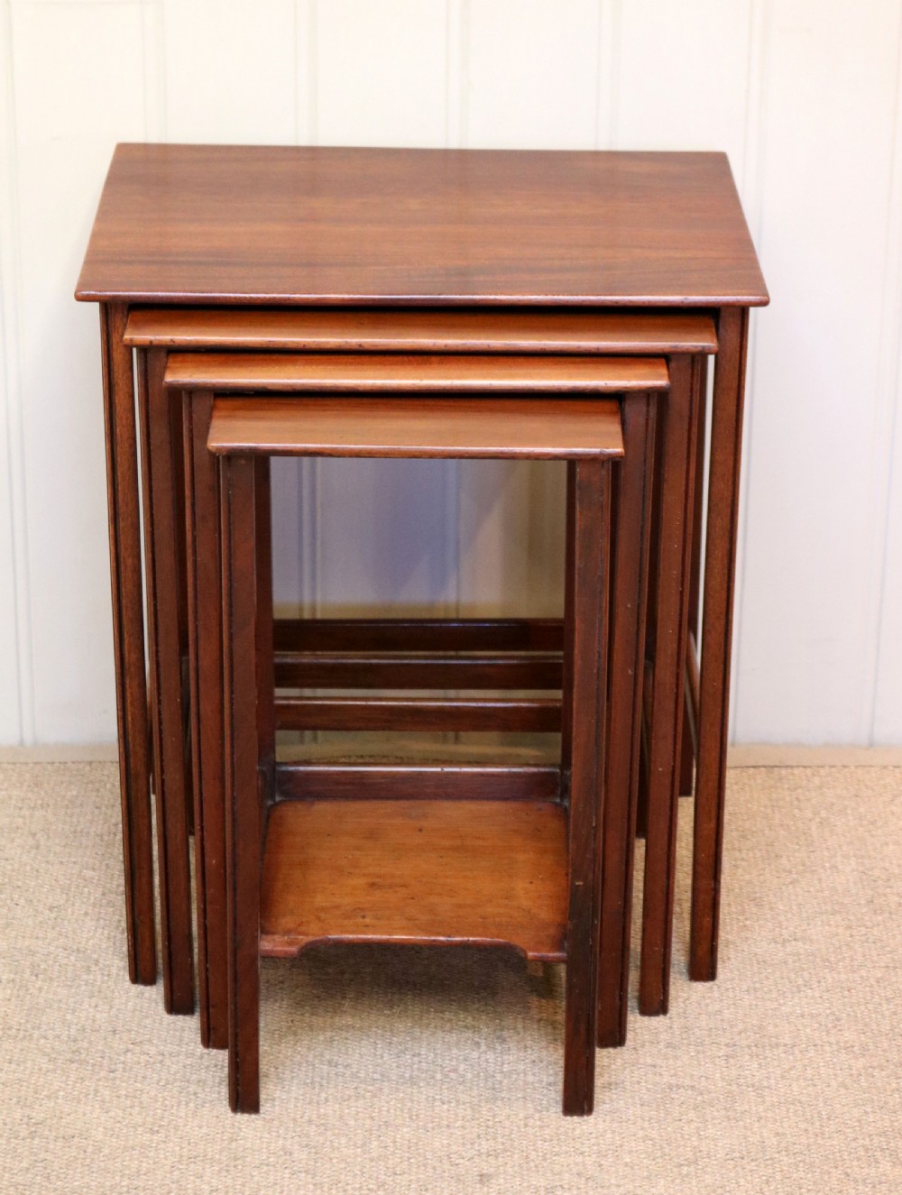 Mahogany Nest Of Four Tables View VII