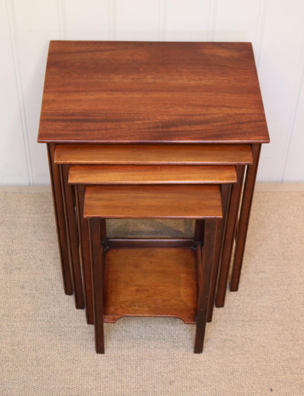 Mahogany Nest Of Four Tables View VIII
