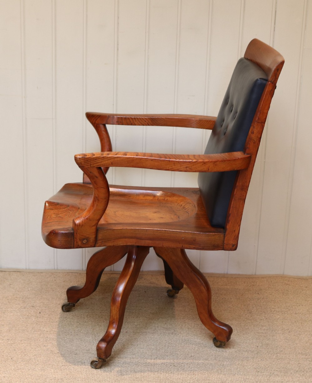 Substantial Oak Office Chair View III
