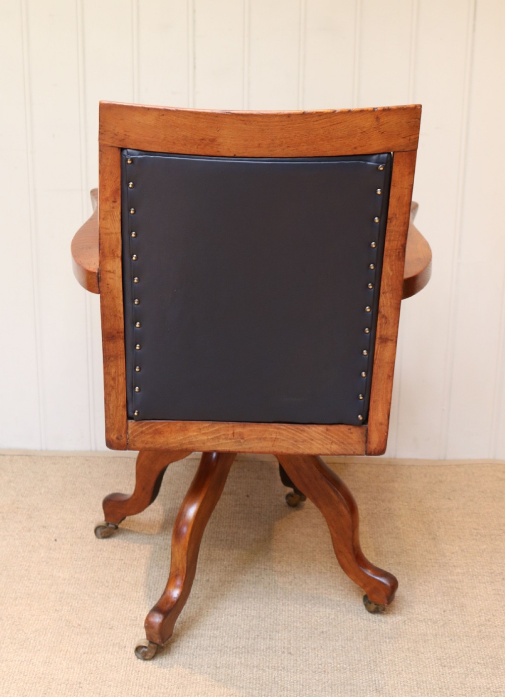 Substantial Oak Office Chair View V