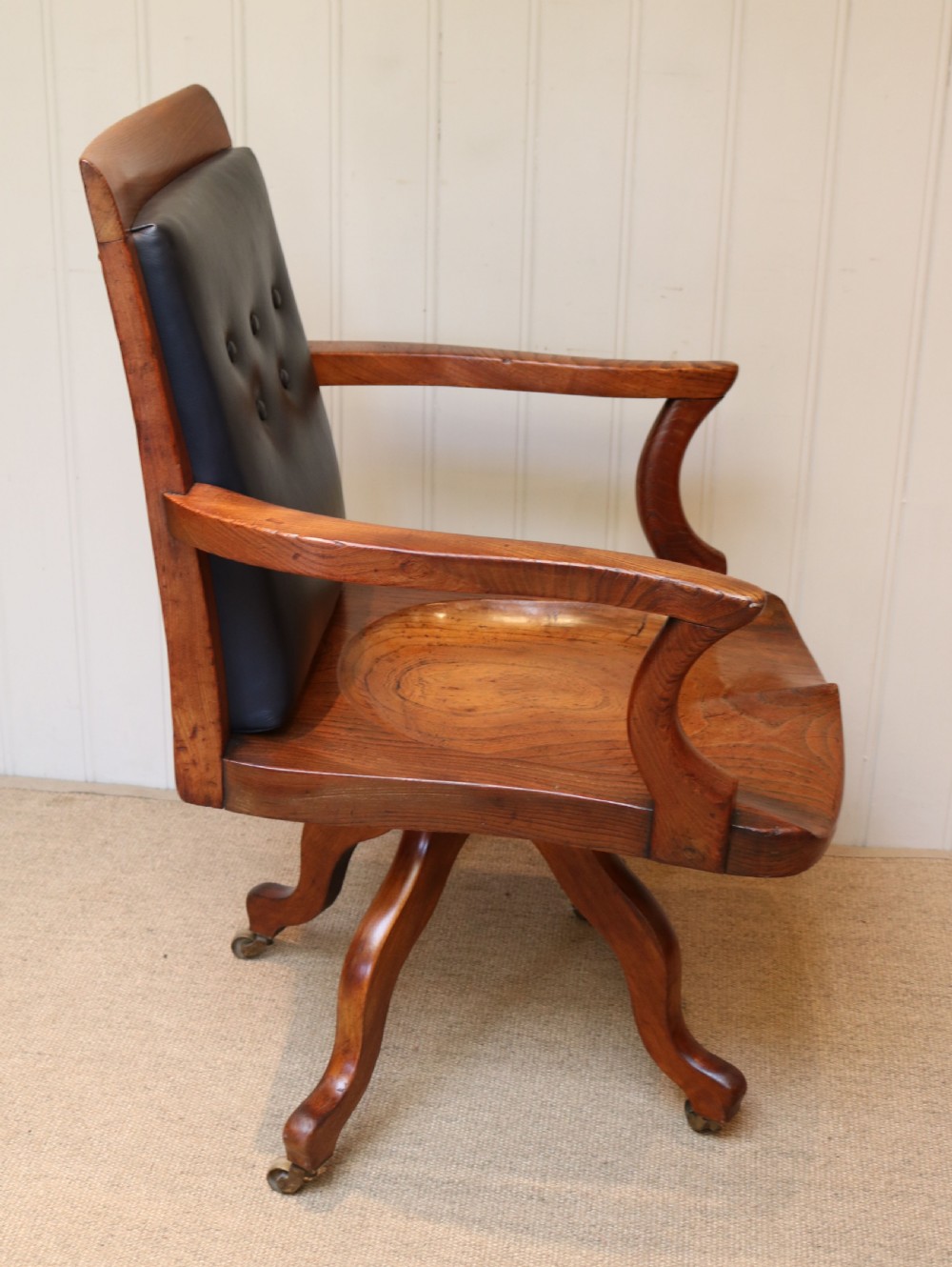 Substantial Oak Office Chair View VI