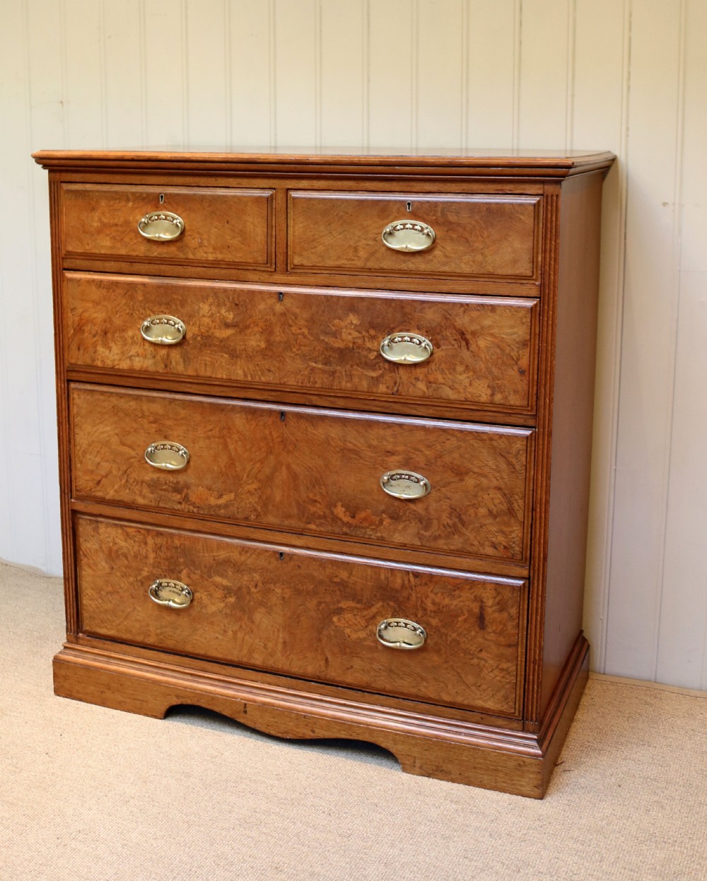 Substantial Pollard Oak Chest Of Drawers View IV