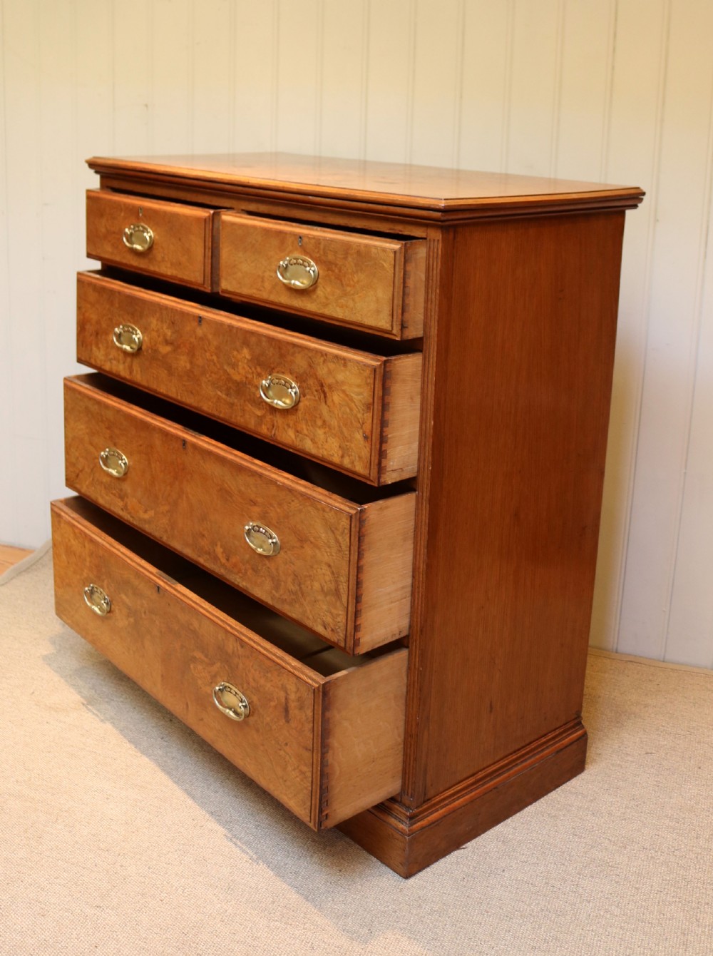 Substantial Pollard Oak Chest Of Drawers View VI