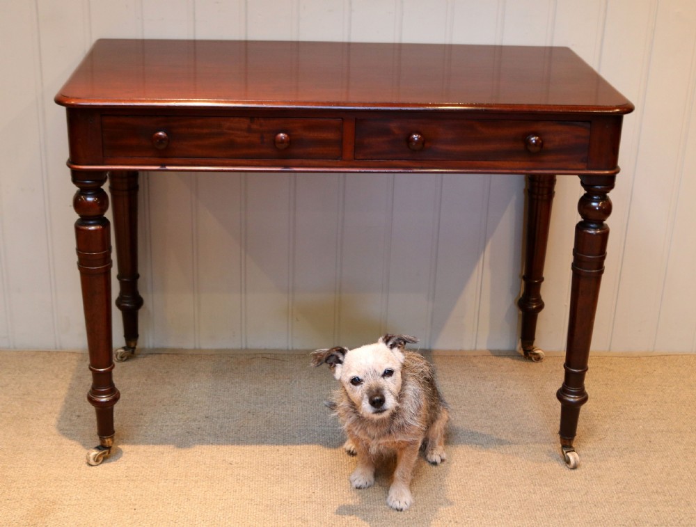 Late Victorian Mahogany Side Table View IV