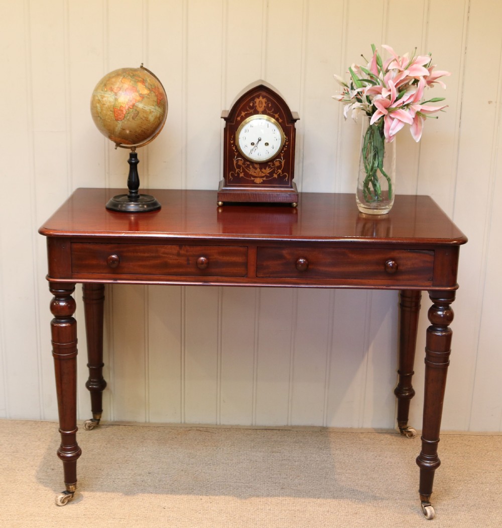 Late Victorian Mahogany Side Table View V