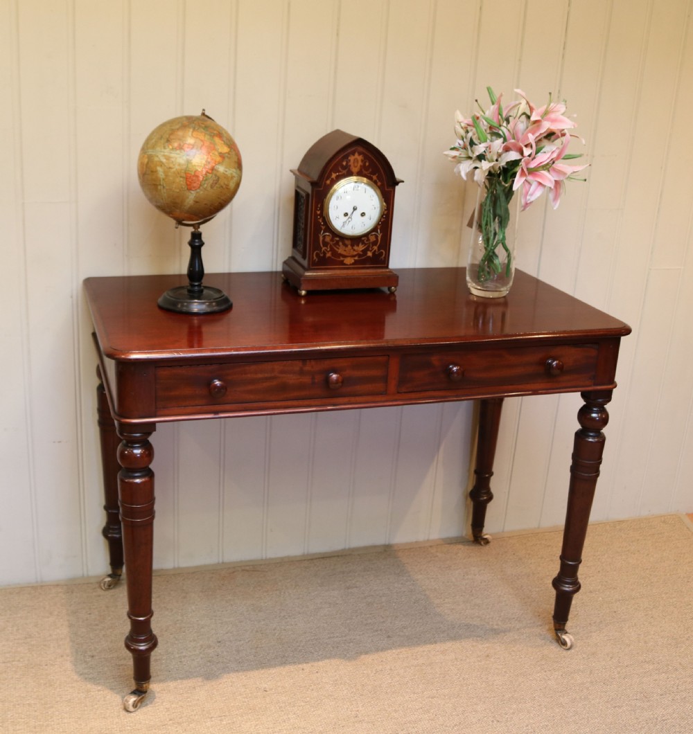 Late Victorian Mahogany Side Table View VI