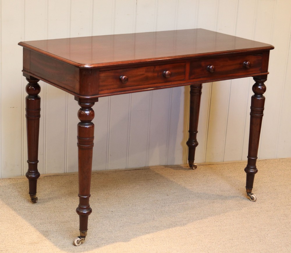 Late Victorian Mahogany Side Table View VII