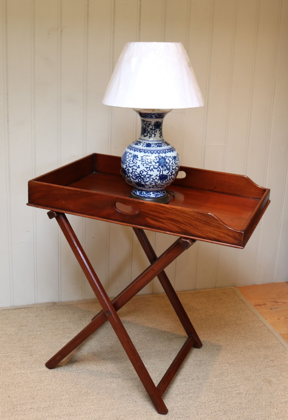 Late 19th Century Mahogany Butlers Tray On Stand View VI
