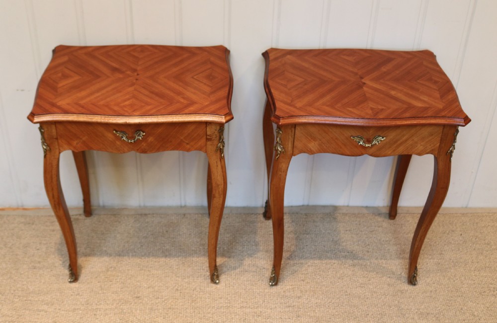Pair Of Tulip Wood Tables