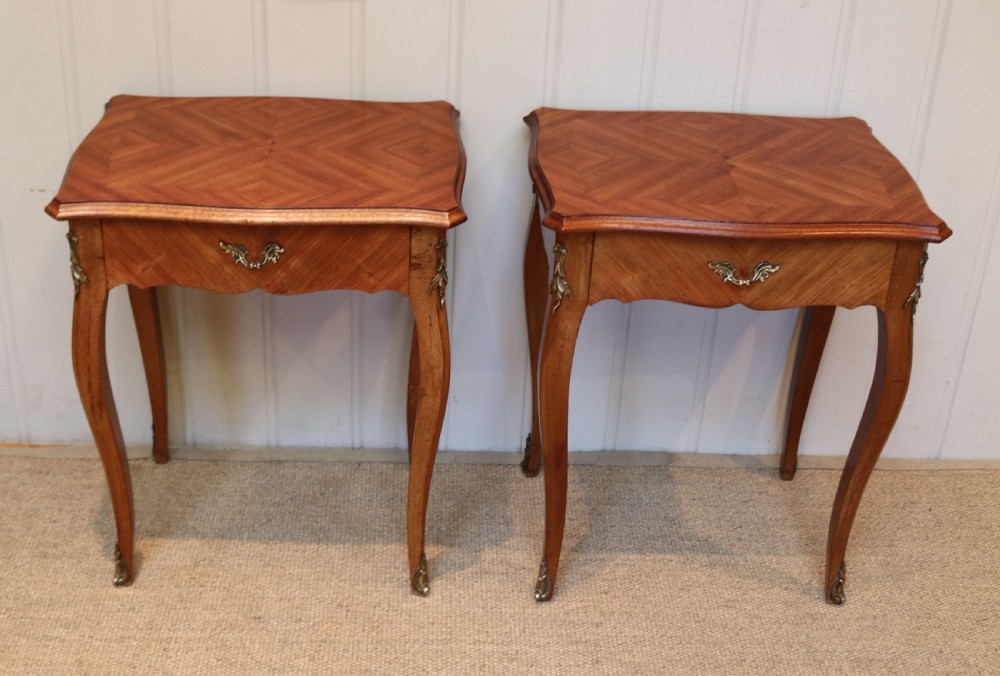 Pair Of Tulip Wood Tables View III