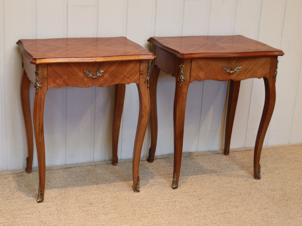 Pair Of Tulip Wood Tables View IV