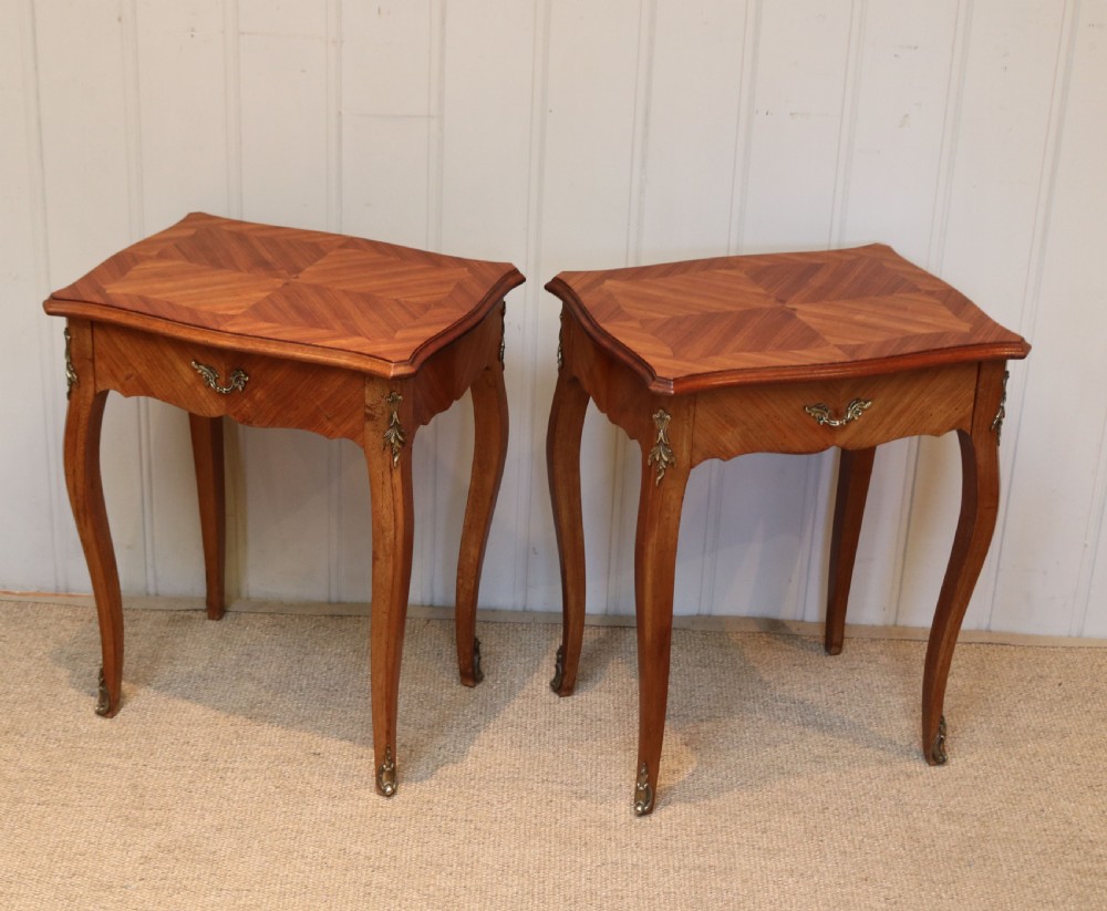 Pair Of Tulip Wood Tables View VI