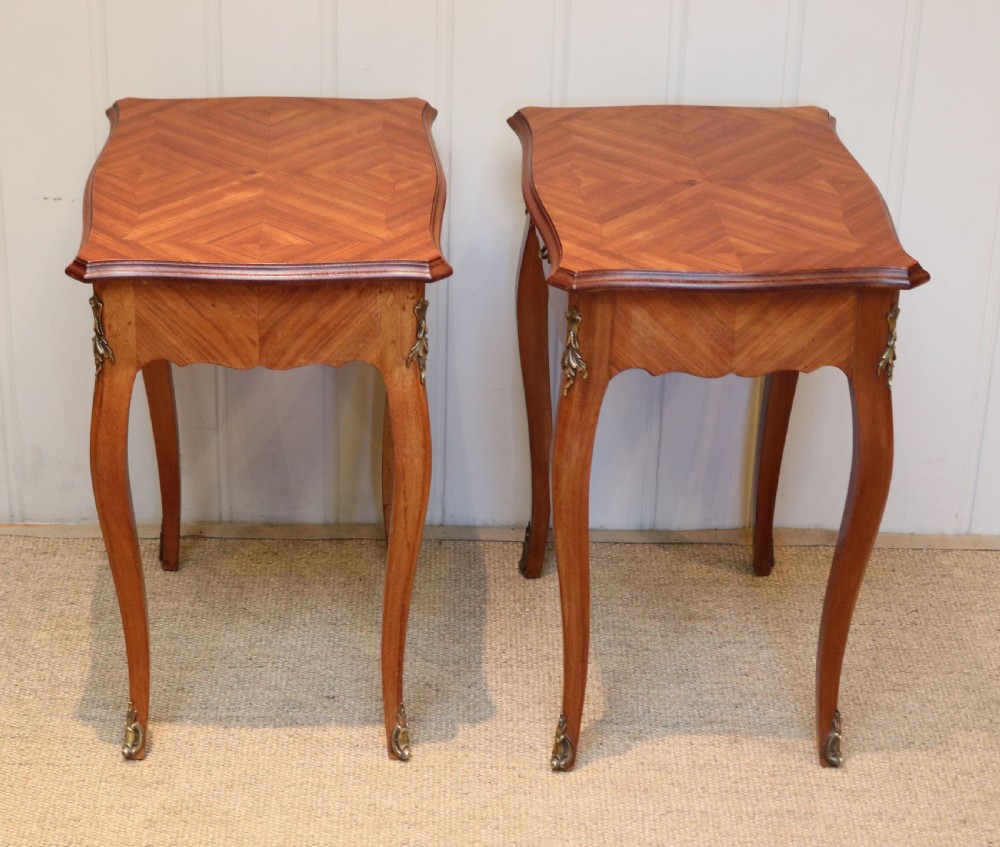 Pair Of Tulip Wood Tables View IX