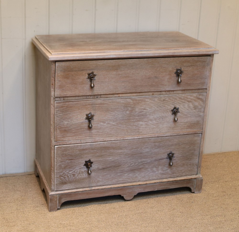 Limed Oak Chest Of Drawers View II